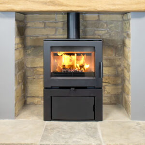 Hamer Basset 5 Multifuel Stove - Tall Stand